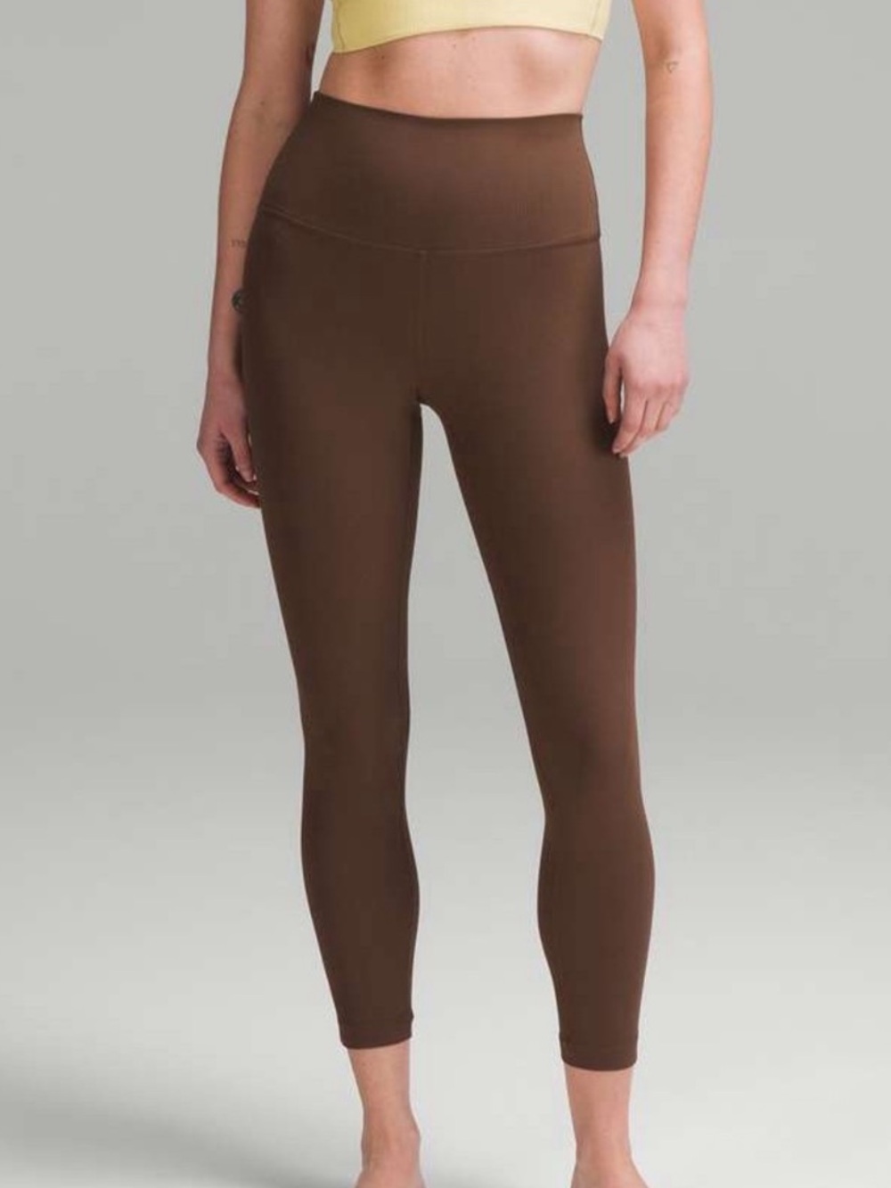 Lululemon Align Ribbed High-Rise Pant 25" (Java)